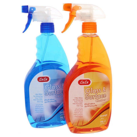 GETIT.QA- Qatar’s Best Online Shopping Website offers LULU GLASS AND SURFACE CLEANER ASSORTED 2 X 750ML at the lowest price in Qatar. Free Shipping & COD Available!