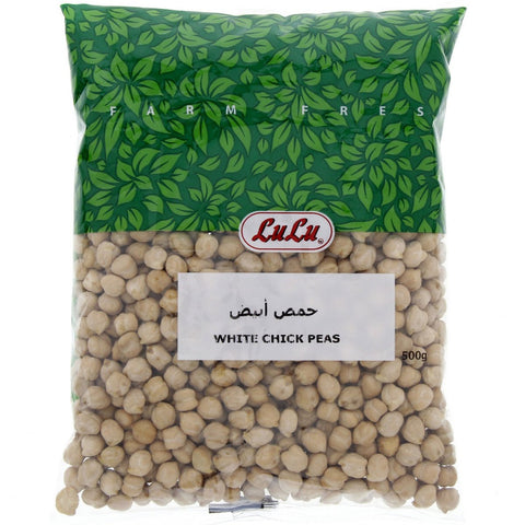 GETIT.QA- Qatar’s Best Online Shopping Website offers LULU WHITE CHICK PEAS 500G at the lowest price in Qatar. Free Shipping & COD Available!