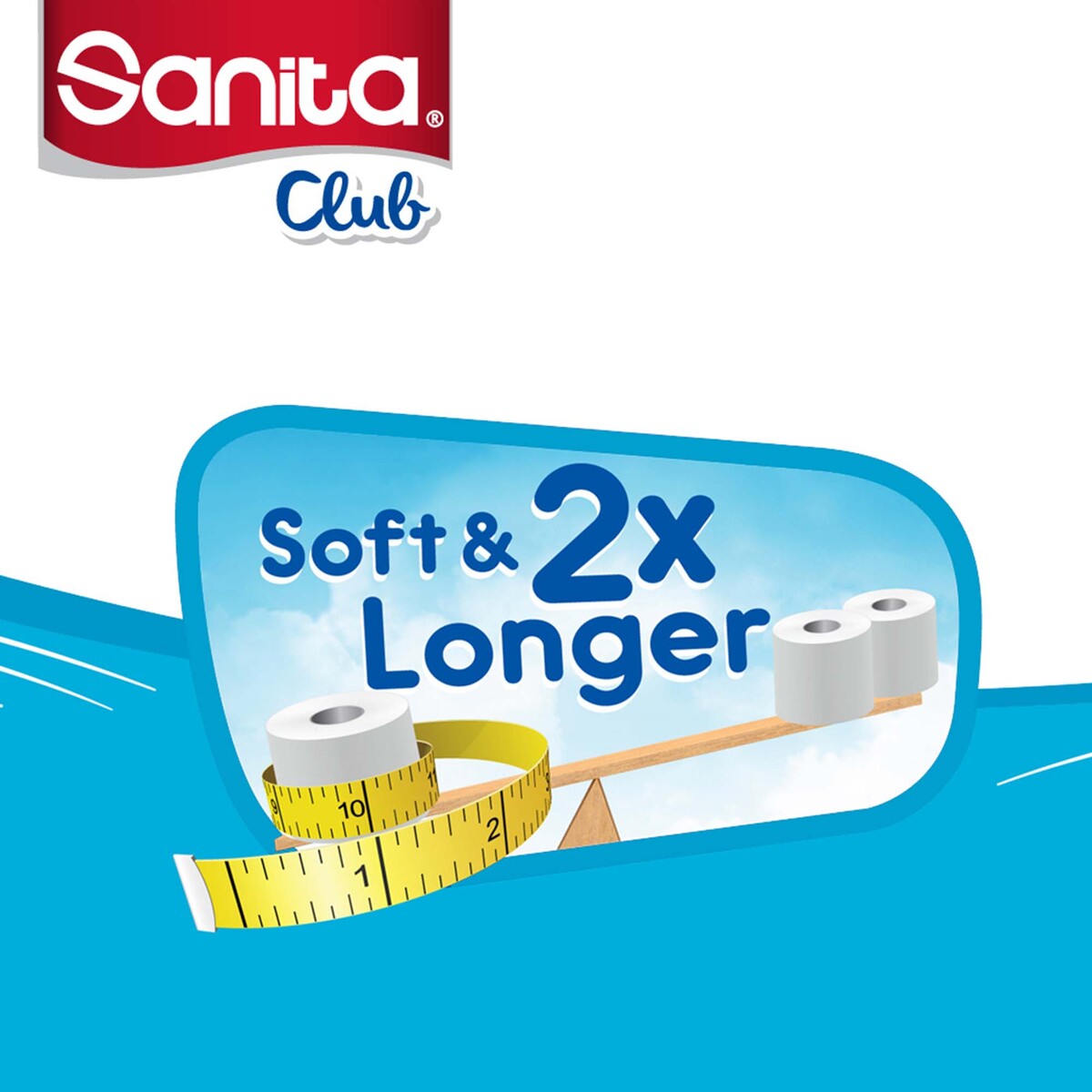 GETIT.QA- Qatar’s Best Online Shopping Website offers SANITA CLUB TOILET TISSUE PLAIN 2PLY 10 ROLLS at the lowest price in Qatar. Free Shipping & COD Available!
