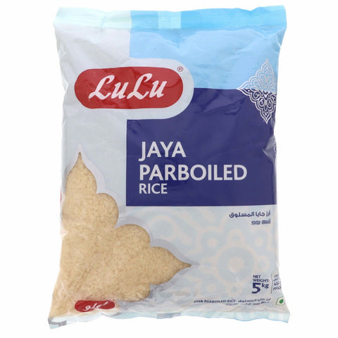 GETIT.QA- Qatar’s Best Online Shopping Website offers LULU JAYA PARBOILED RICE 5KG at the lowest price in Qatar. Free Shipping & COD Available!