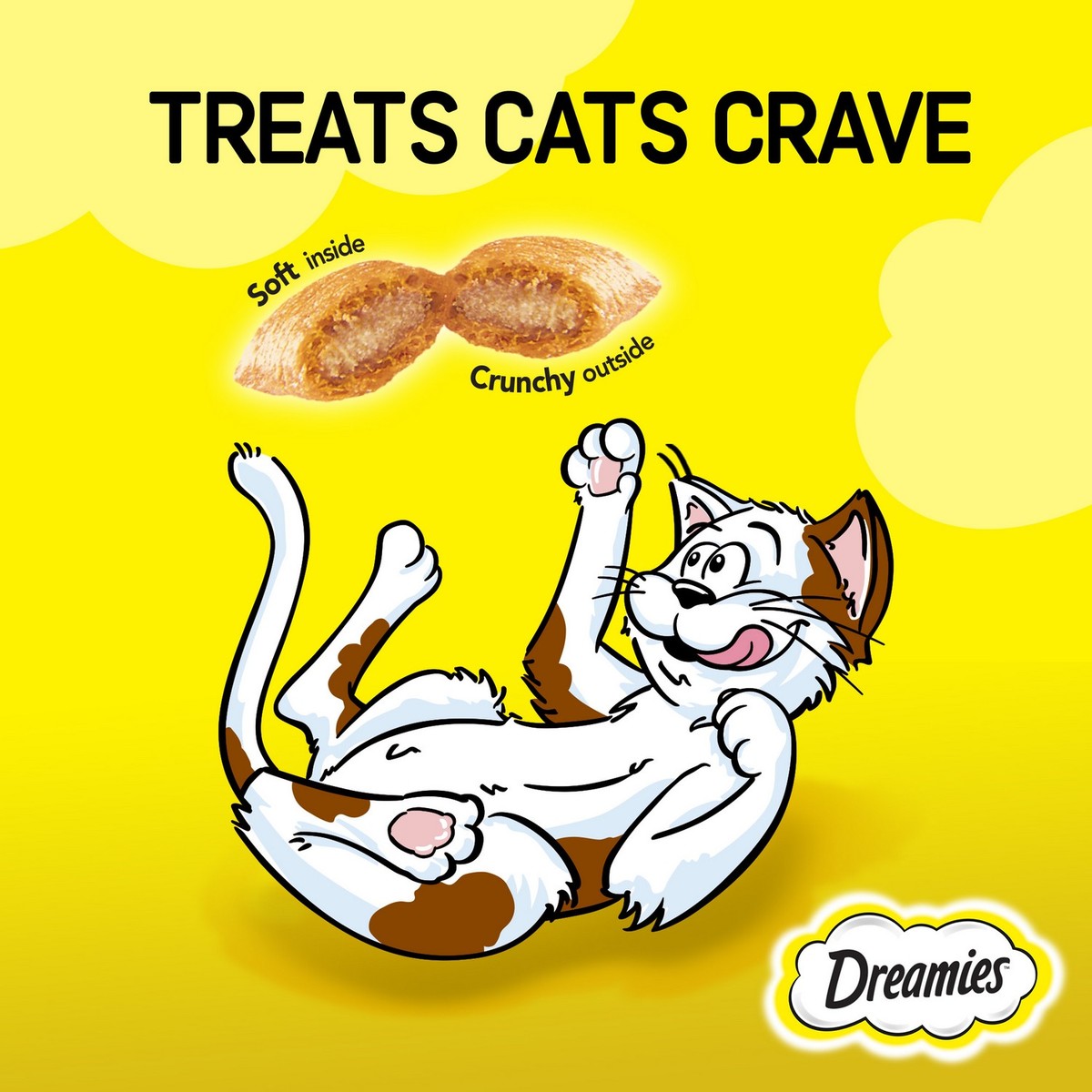 GETIT.QA- Qatar’s Best Online Shopping Website offers DREAMIES CAT TREATS CHEESE 60G at the lowest price in Qatar. Free Shipping & COD Available!