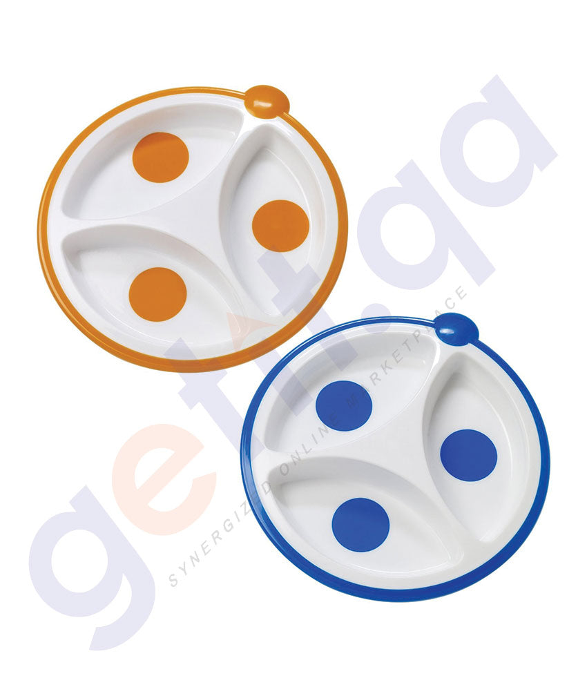 BUY DR BROWN 725-DB-DIVIDED PLATE 2 PACKS IN QATAR