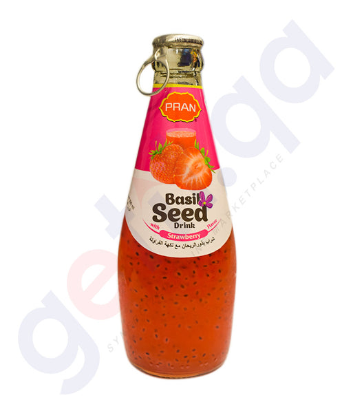 GETIT.QA Buy Pran Basil Seed Drink with Strawberry 290ml in Qatar