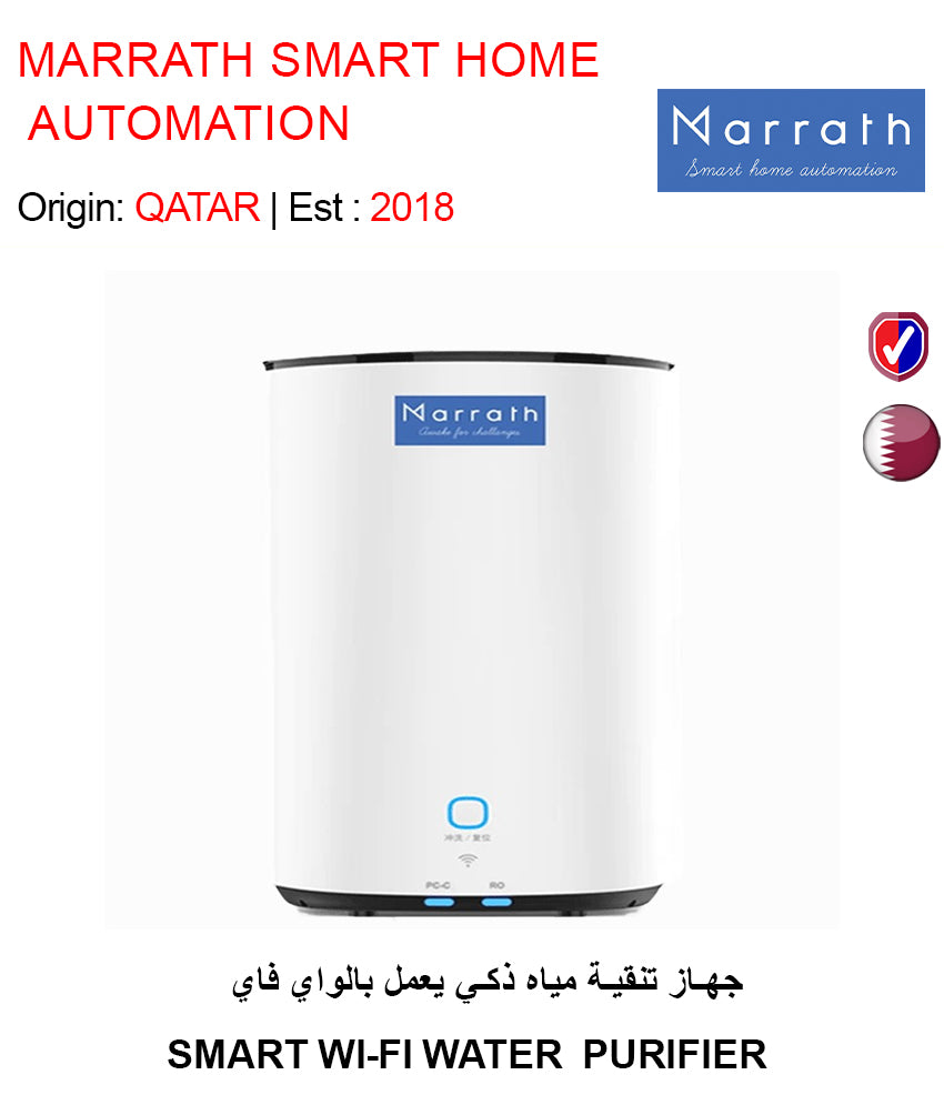 Buy SMART WIFI WATER  PURIFIER in Qatar with home delivery and cash back on every order. Shop now at Getit.qa