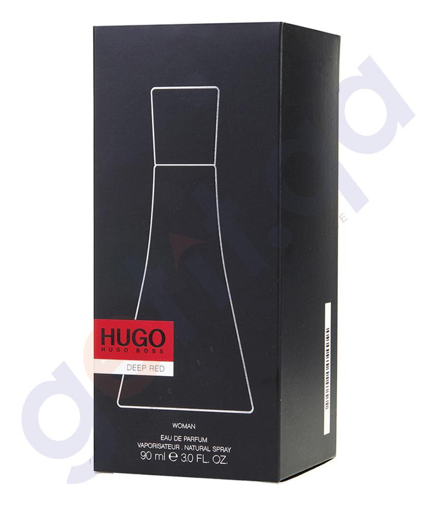 PERFUME - HUGO BOSS DEEP RED  EDP 90ML FOR WOMEN