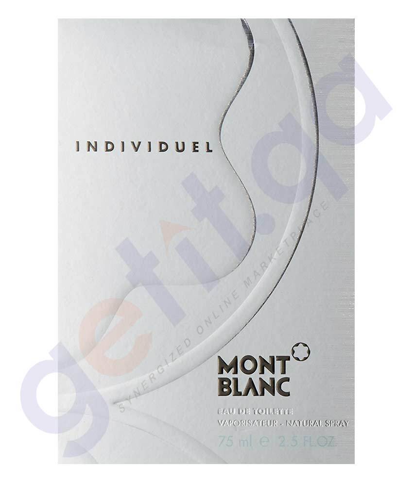 PERFUME - MONT BLANC 75ML INDIVIDUEL EDT FOR MEN