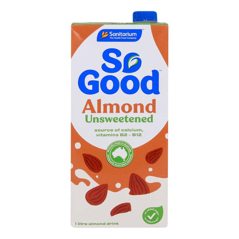 GETIT.QA- Qatar’s Best Online Shopping Website offers Sanitarium So Good Almond Milk Drink Unsweetened 1 Litre at the lowest price in Qatar. Free Shipping & COD Available!
