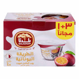Baladna Greek Style Full Fat Passion Fruit Yoghurt 4 x 150 g - GETIT.QA