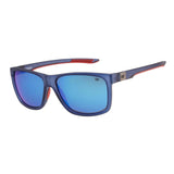 Caterpiller Unisex Polarised Rectangle Sunglasses, Navy Red, CTS-8027-106P - GETIT.QA
