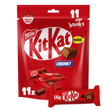 Nestle KitKat Chunky Mini Bag Milk Chocolate Bag 11 pcs 176 g - GETIT.QA