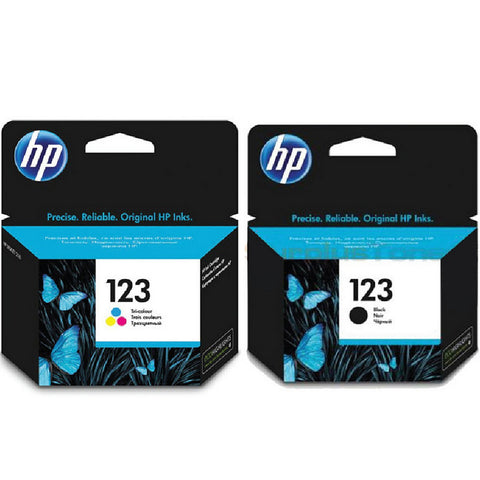 GETIT.QA- Qatar’s Best Online Shopping Website offers HP INK CARTRIDGE 123 BLACK & TRI-COLOR COMBO PACK at the lowest price in Qatar. Free Shipping & COD Available!