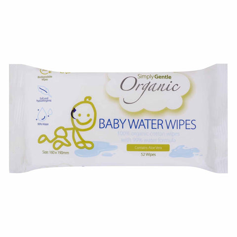 GETIT.QA- Qatar’s Best Online Shopping Website offers SIMPLY GENTLE ORGANIC BABY WATER WIPES 52 PCS at the lowest price in Qatar. Free Shipping & COD Available!
