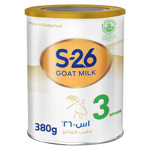 GETIT.QA- Qatar’s Best Online Shopping Website offers Nestle S26 Goat Milk Stage 3 From 1-3 Years 380 g at the lowest price in Qatar. Free Shipping & COD Available!
