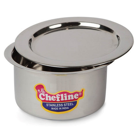 GETIT.QA- Qatar’s Best Online Shopping Website offers CHEFLINE TOP SET+LID 12CM ASSORTED at the lowest price in Qatar. Free Shipping & COD Available!