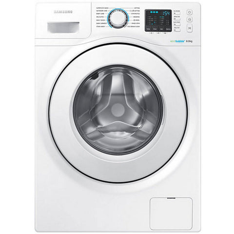 GETIT.QA- Qatar’s Best Online Shopping Website offers SAMSUNG FRONT LOAD WASHING MACHINE WW80H5290EW 8KG at the lowest price in Qatar. Free Shipping & COD Available!