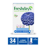 GETIT.QA- Qatar’s Best Online Shopping Website offers FRESHDAYS DAILY LINERS SINGLE LONG 34 PCS at the lowest price in Qatar. Free Shipping & COD Available!