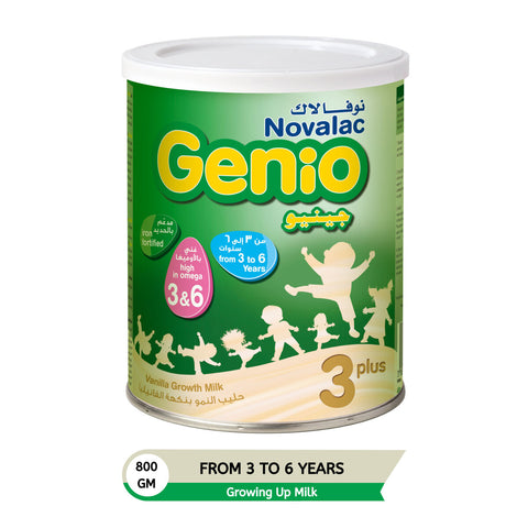 GETIT.QA- Qatar’s Best Online Shopping Website offers NOVALAC GENIO3+ MILK VNLA 800G at the lowest price in Qatar. Free Shipping & COD Available!