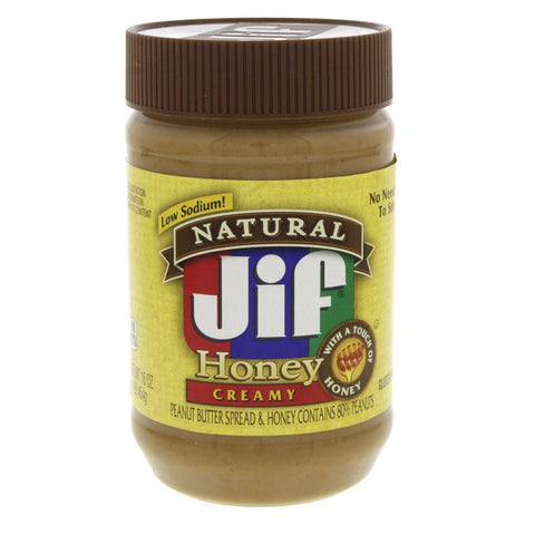 GETIT.QA- Qatar’s Best Online Shopping Website offers JIF PNUTBUTTER SPRD HONEY 454G at the lowest price in Qatar. Free Shipping & COD Available!