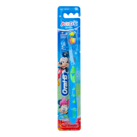 GETIT.QA- Qatar’s Best Online Shopping Website offers ORAL-B MICKEY & MINNIE KIDS TOOTHBRUSH SOFT-- 1 PC at the lowest price in Qatar. Free Shipping & COD Available!