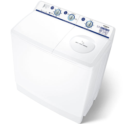 GETIT.QA- Qatar’s Best Online Shopping Website offers HITACHI TWIN TUB TOP LOAD WASHING MACHINE PS1605SJ3CGXDGR 16KG at the lowest price in Qatar. Free Shipping & COD Available!