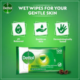 GETIT.QA- Qatar’s Best Online Shopping Website offers DETTOL ORIGINAL 2 IN 1 ANTIBACTERIAL SKIN AND SURFACE WIPES 120PCS
 at the lowest price in Qatar. Free Shipping & COD Available!