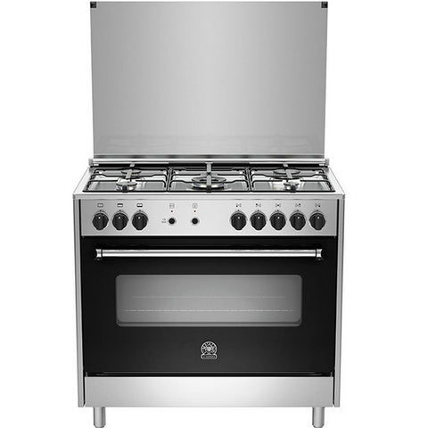 GETIT.QA- Qatar’s Best Online Shopping Website offers LA GERMANIA COOKING RANGE AMS95C31DX 90X60 5BURNER at the lowest price in Qatar. Free Shipping & COD Available!