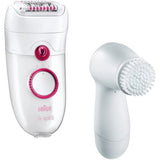 GETIT.QA- Qatar’s Best Online Shopping Website offers BRAUN SILK EPILATOR SE5329 + FACE BRUSH at the lowest price in Qatar. Free Shipping & COD Available!