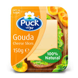 GETIT.QA- Qatar’s Best Online Shopping Website offers PUCK GOUDA NATURAL CHEESE SLICES 150 G at the lowest price in Qatar. Free Shipping & COD Available!