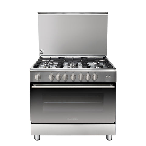 GETIT.QA- Qatar’s Best Online Shopping Website offers ARISTON COOKING RANGE A9GG1FCXEX 90X60 5BURNER at the lowest price in Qatar. Free Shipping & COD Available!