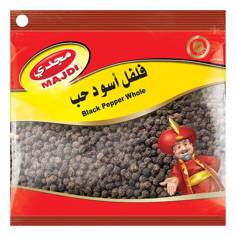 GETIT.QA- Qatar’s Best Online Shopping Website offers MAJDI BLACK PEPPER WHOLE 80G at the lowest price in Qatar. Free Shipping & COD Available!