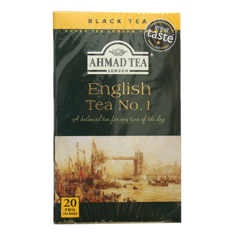 GETIT.QA- Qatar’s Best Online Shopping Website offers AHMAD ENG.NO1 TEABAG FOIL 20S at the lowest price in Qatar. Free Shipping & COD Available!