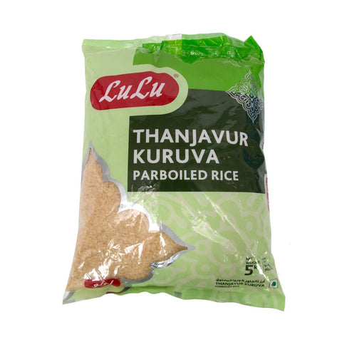 GETIT.QA- Qatar’s Best Online Shopping Website offers LULU THANJAVUR KURUVA PARBOILED RICE 5 KG at the lowest price in Qatar. Free Shipping & COD Available!