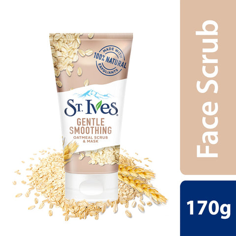 GETIT.QA- Qatar’s Best Online Shopping Website offers ST. IVES NOURISHED AND SMOOTH OATMEAL FACE SCRUB AND MASK 170 G at the lowest price in Qatar. Free Shipping & COD Available!