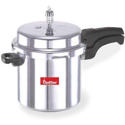 GETIT.QA- Qatar’s Best Online Shopping Website offers CHEFLINE ALUMINIUM INDUCTION PRESSURE COOKER 5LTR at the lowest price in Qatar. Free Shipping & COD Available!