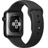 GETIT.QA- Qatar’s Best Online Shopping Website offers APPLE WATCH MLC82 42MM SPACE BLACK STAINLESS STEEL CASE WITH BLACK SPORT BAND at the lowest price in Qatar. Free Shipping & COD Available!