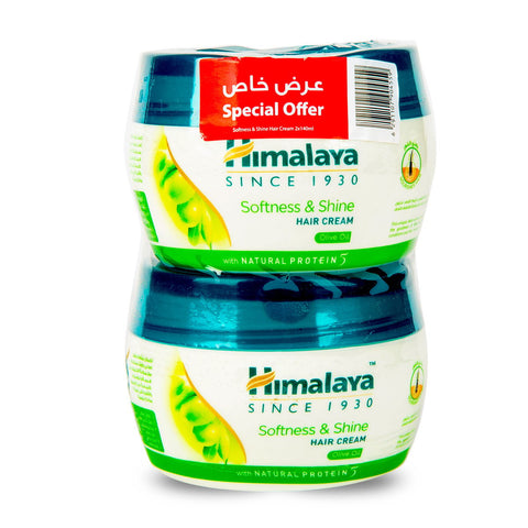 GETIT.QA- Qatar’s Best Online Shopping Website offers HIMALAYA HAIR CREAM SOFTNESS & SHINE 2 X 140 ML at the lowest price in Qatar. Free Shipping & COD Available!