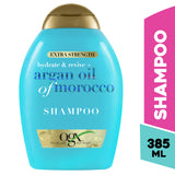 GETIT.QA- Qatar’s Best Online Shopping Website offers OGX SHAMPOO EXTRA STRENGTH + ARGAN OIL OF MOROCCO 385 ML at the lowest price in Qatar. Free Shipping & COD Available!