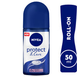 GETIT.QA- Qatar’s Best Online Shopping Website offers NIVEA ANTIPERSPIRANT ROLL-ON FOR WOMEN PROTECT & CARE 50 ML at the lowest price in Qatar. Free Shipping & COD Available!