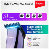 GETIT.QA- Qatar’s Best Online Shopping Website offers IMPEX RECHARGEABLE HAIR CLIPPER IH-C3 at the lowest price in Qatar. Free Shipping & COD Available!