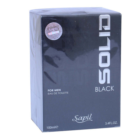 GETIT.QA- Qatar’s Best Online Shopping Website offers SAPIL SOLID BLACK EDT FOR MEN 100 ML at the lowest price in Qatar. Free Shipping & COD Available!