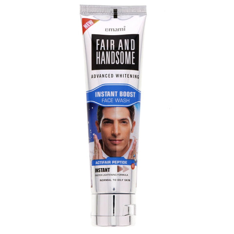 GETIT.QA- Qatar’s Best Online Shopping Website offers EMAMI FAIR & HANDSOME ADVANCED WHITENING INSTANT BOOST FACE WASH 100 ML at the lowest price in Qatar. Free Shipping & COD Available!