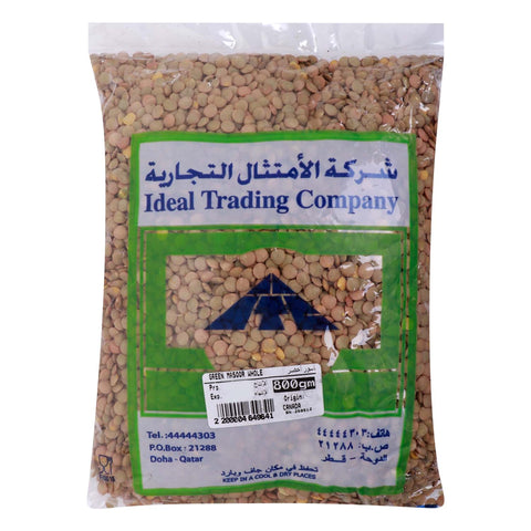 Ideal Green Masoor Whole 800 g