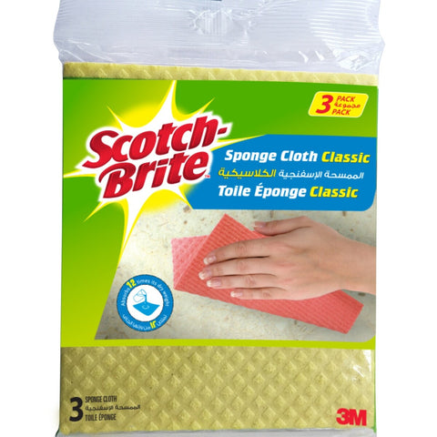 GETIT.QA- Qatar’s Best Online Shopping Website offers SCOTCH BRITE SPONGE CLOTH ULTRA 3PCS at the lowest price in Qatar. Free Shipping & COD Available!