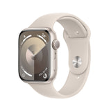 GETIT.QA- Qatar’s Best Online Shopping Website offers APPLE WATCH SERIES 9 GPS + CELLULAR, STARLIGHT ALUMINIUM CASE WITH STARLIGHT SPORT BAND, 41 MM, M/L, MRHP3QA/A at the lowest price in Qatar. Free Shipping & COD Available!