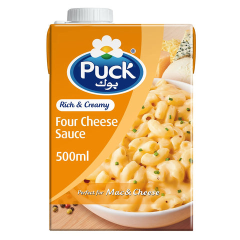 GETIT.QA- Qatar’s Best Online Shopping Website offers PUCK FOUR CHEESE SAUCE 500ML at the lowest price in Qatar. Free Shipping & COD Available!