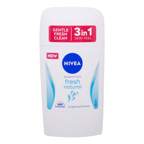 GETIT.QA- Qatar’s Best Online Shopping Website offers NIVEA WOMEN FRESH NATURAL ANTI PERSPIRANT ROLL ON DEO-- 50 ML at the lowest price in Qatar. Free Shipping & COD Available!