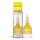 GETIT.QA- Qatar’s Best Online Shopping Website offers BIOVENE GLOW SHOT AGE-BRIGHT 20% VIT C COMPLEX + ORGANIC BANANA FACIAL SERUM TREATMENT 10 ML at the lowest price in Qatar. Free Shipping & COD Available!