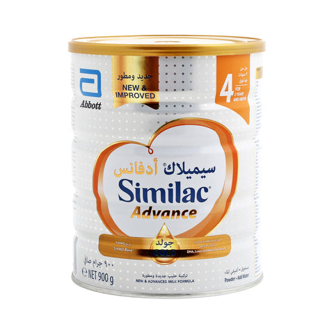 GETIT.QA- Qatar’s Best Online Shopping Website offers SIMILAC ADV.GOLD#4 900G 3+YR at the lowest price in Qatar. Free Shipping & COD Available!