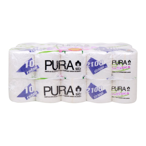 GETIT.QA- Qatar’s Best Online Shopping Website offers PURA TOILET ROLLS VALUE PACK 2 X 10 ROLLS at the lowest price in Qatar. Free Shipping & COD Available!