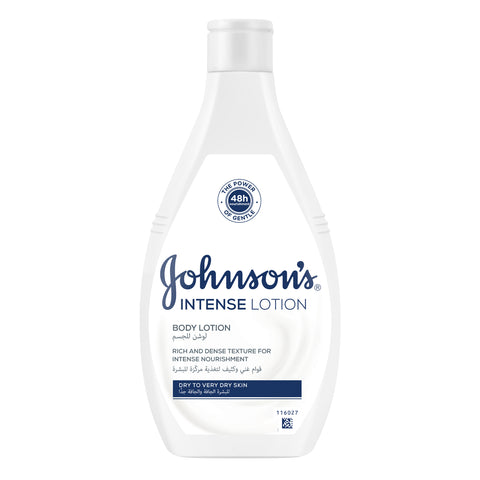 GETIT.QA- Qatar’s Best Online Shopping Website offers JOHNSON'S INTENSE BODY LOTION DRY TO VERY DRY SKIN 400 ML at the lowest price in Qatar. Free Shipping & COD Available!